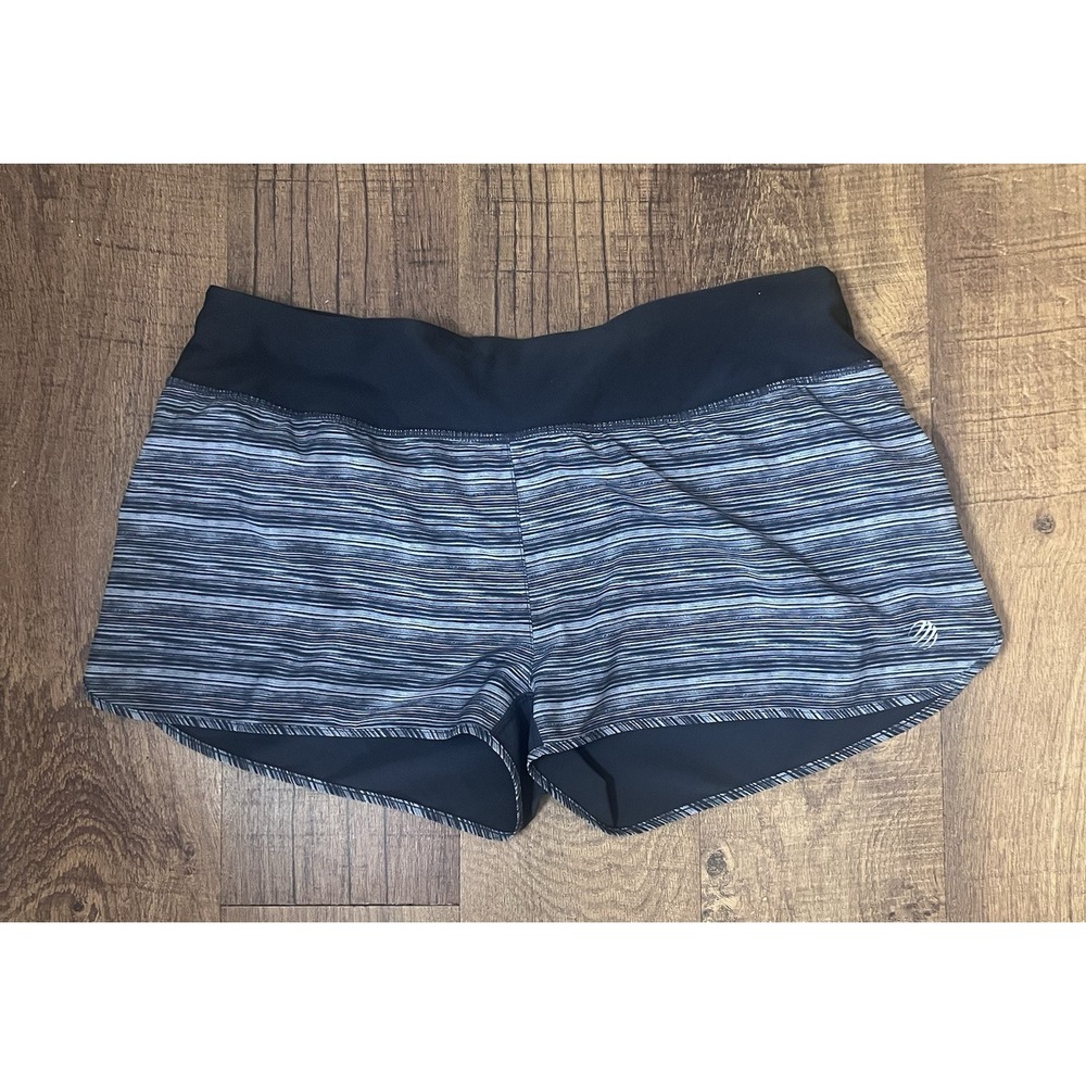 MPG - Printed - Running Shorts - Women's Size Large - Pink Liner - Back Zipper